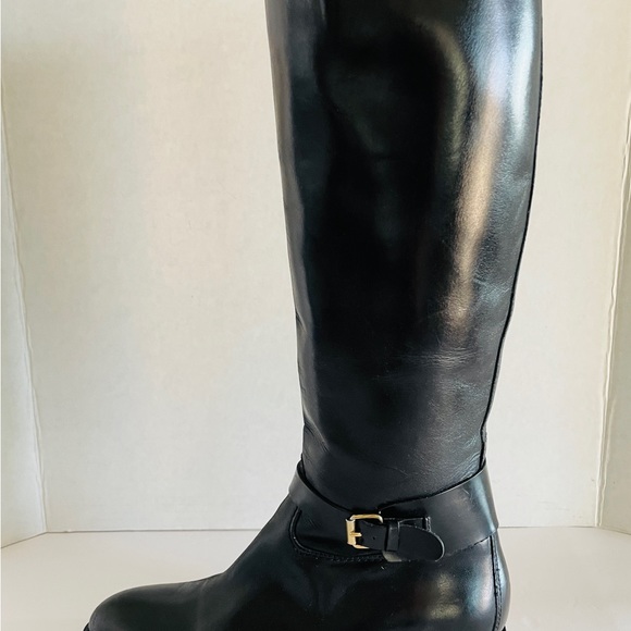 Luca Grossi Fatte a Mano, Knee Height Black Boots, Size 36.5 EU/6 US - Picture 10 of 11